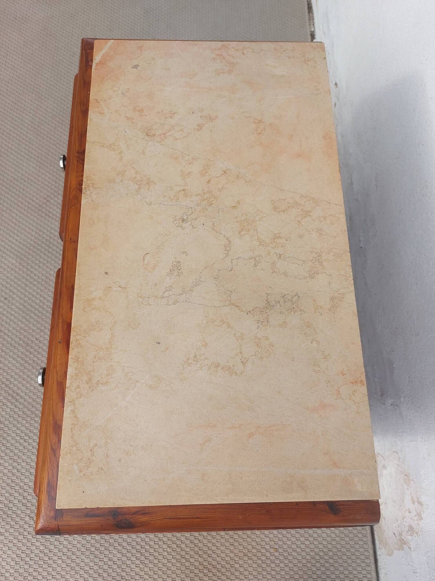 Mado buffet, marble top, vintage