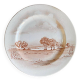 Vintage landscape plate