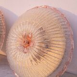 Paire de plafonniers en verre de Murano, Italie