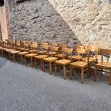 Fischel Thonet Baumann style bistro chair series
