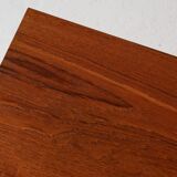 Midcentury Danish lowboard in teak with 2 sliding doors by Hundevad 1960s - 108cm