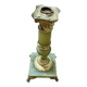 Antique lamp base in green onyx and gilded brass – late 19th / early 20th century
