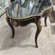 Table desk middle marquetry called "Boulle" napoleon III era