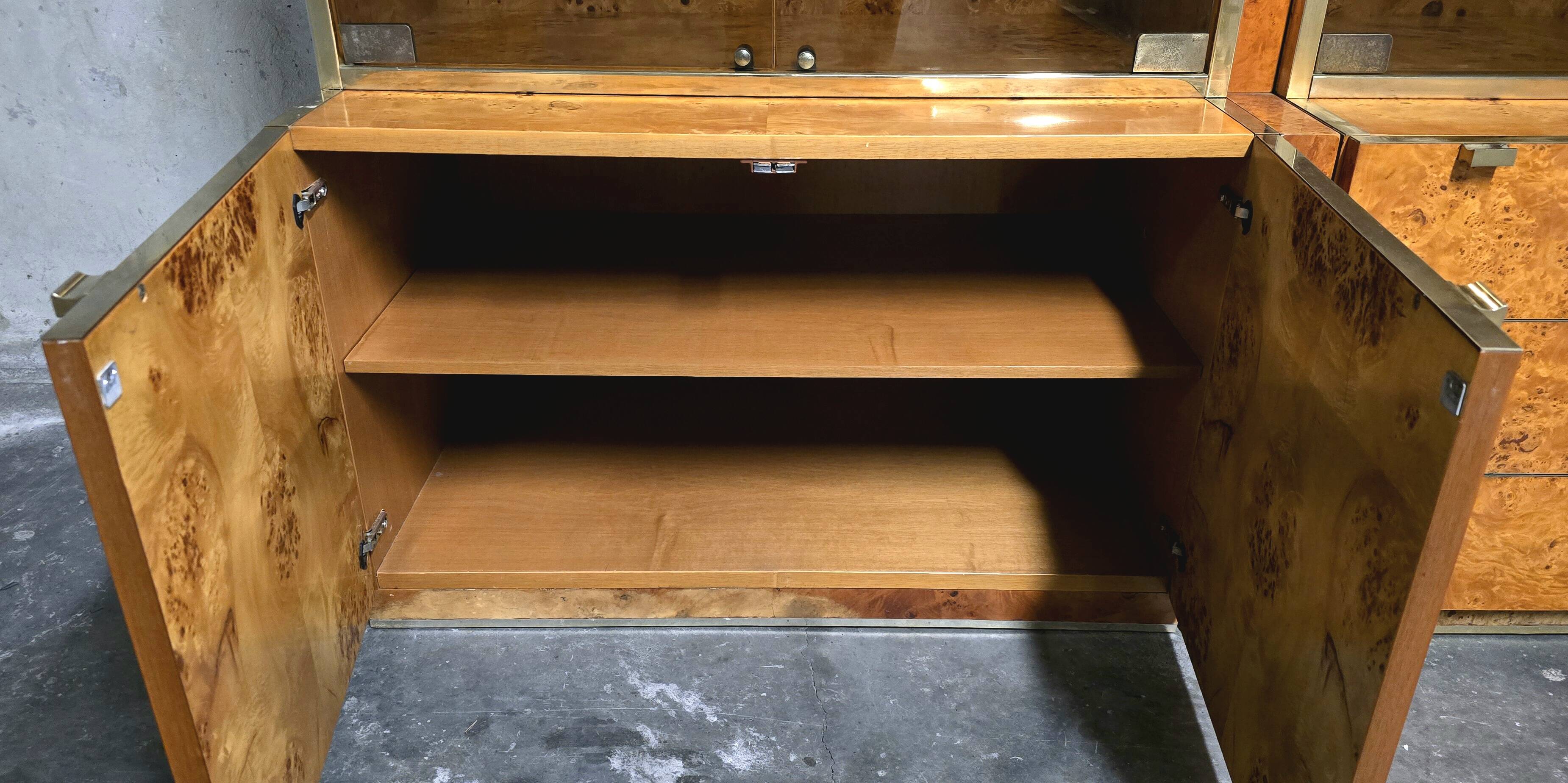 Display cabinet set designed by Jean-Claude Mahey for Roche Bobois 1970