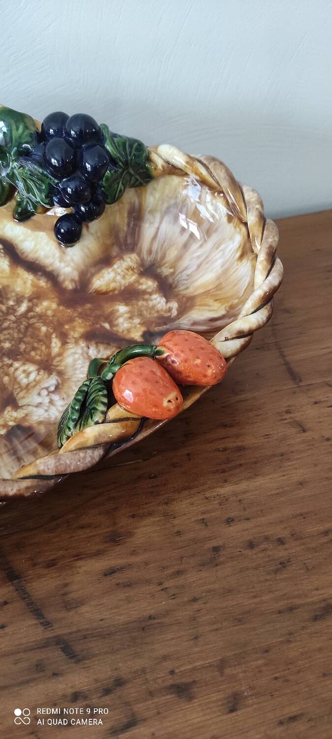 St Peter Austrian Barbotine Dish