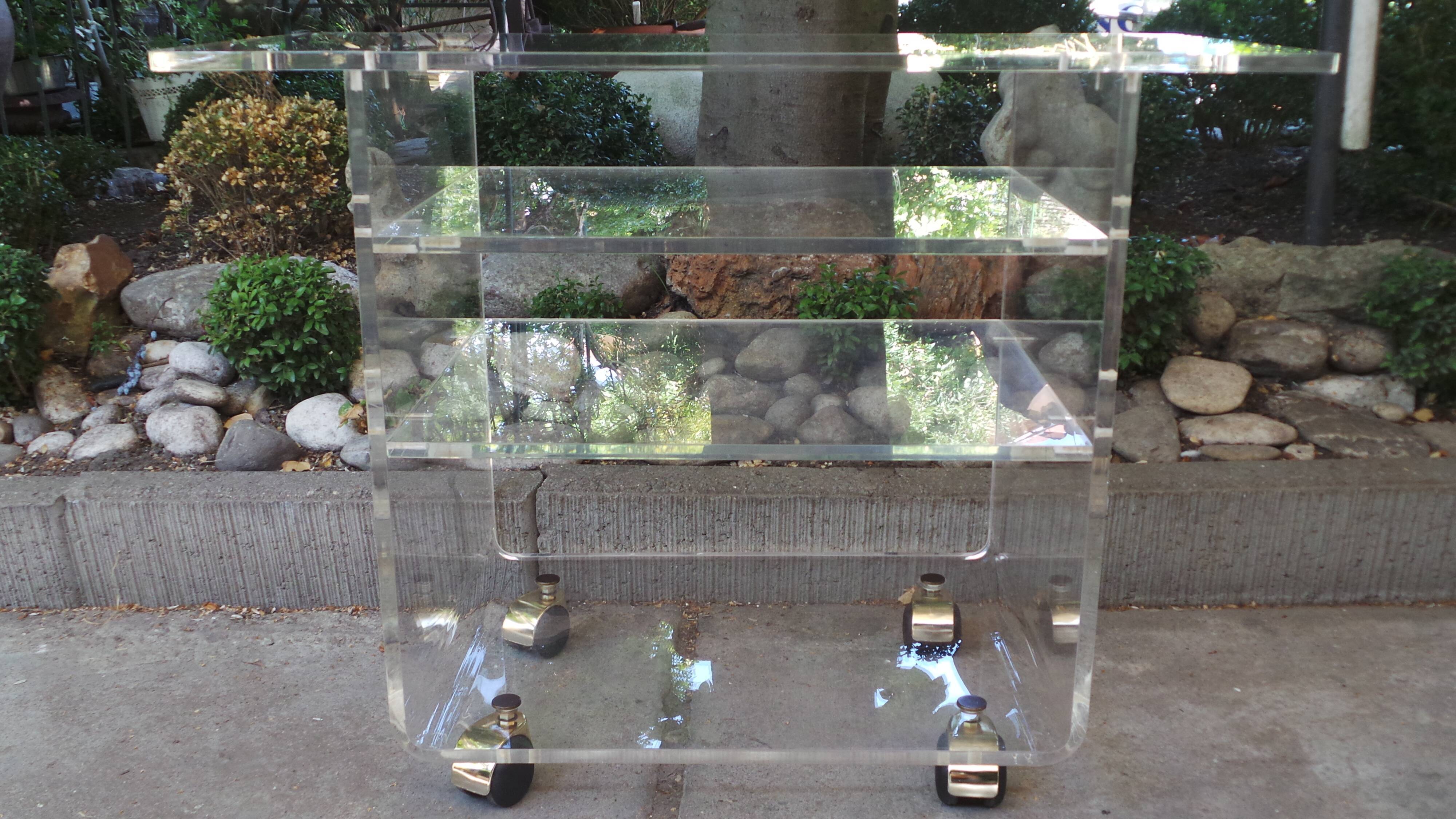 70's Plexiglas wheelchair