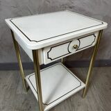 Metal bedside table