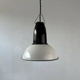 Ancienne petite suspension emaillee industrielle