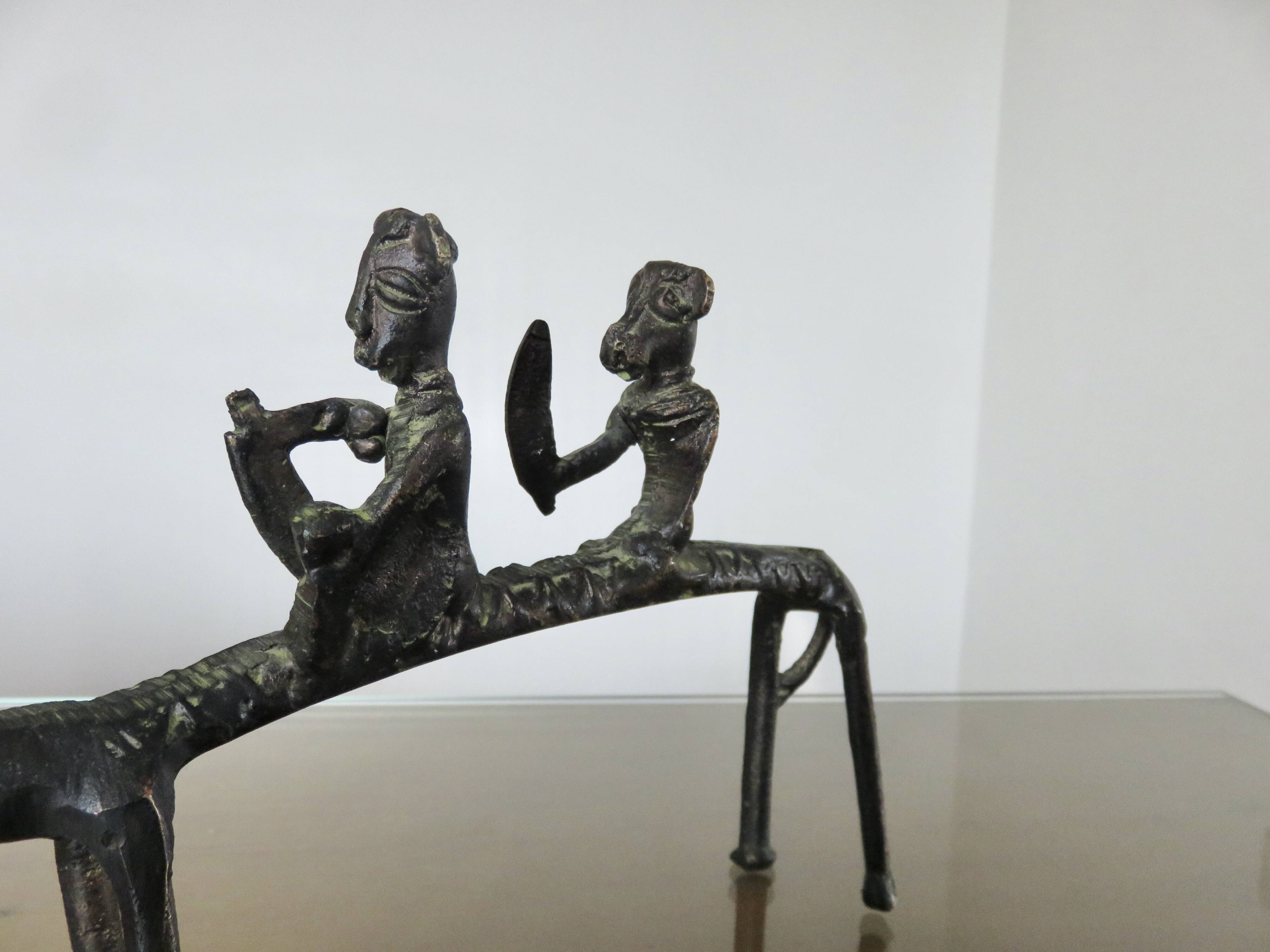 Sculpture, bronze africain, XIXème