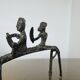 Sculpture, bronze africain, XIXème