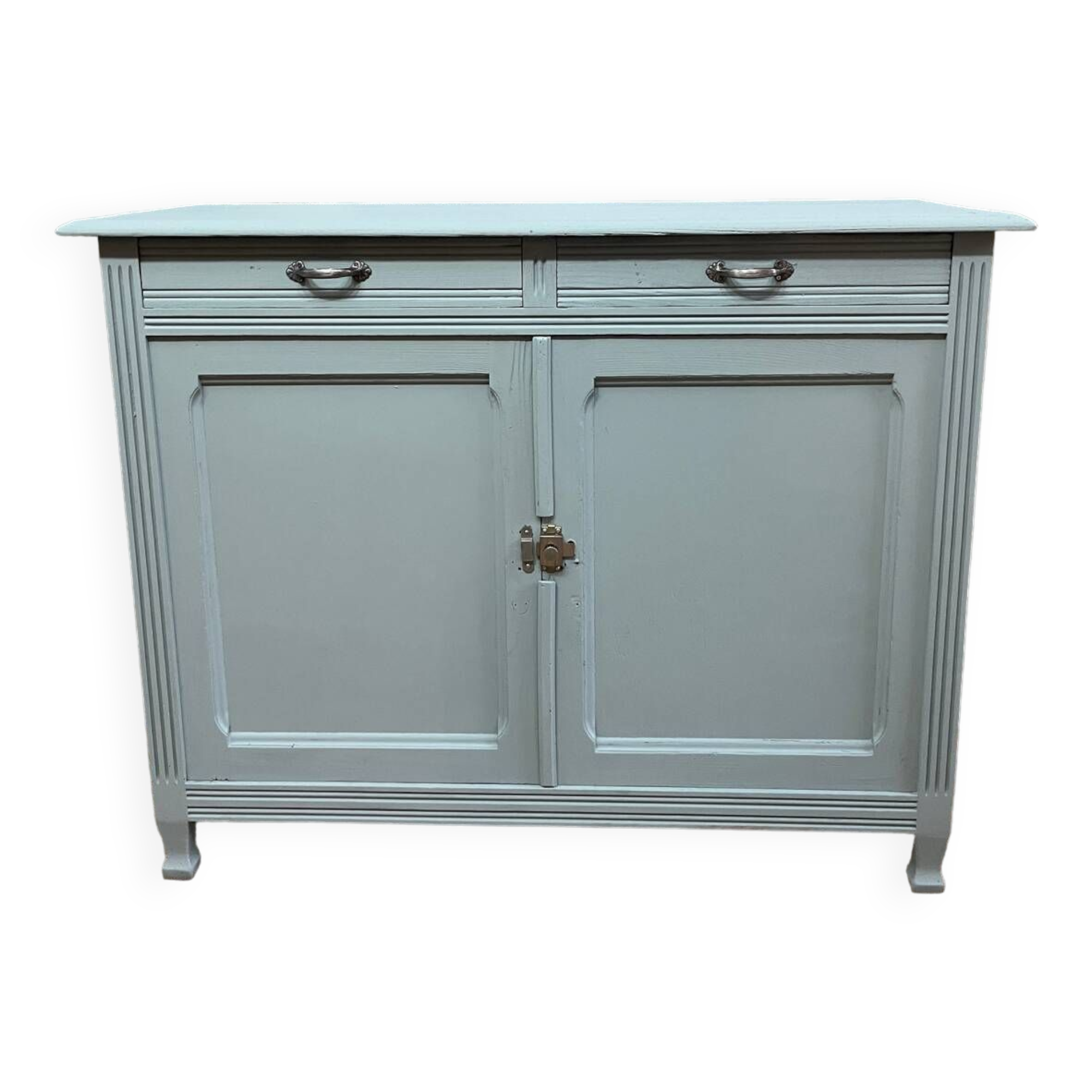 Waterfall blue Parisian sideboard