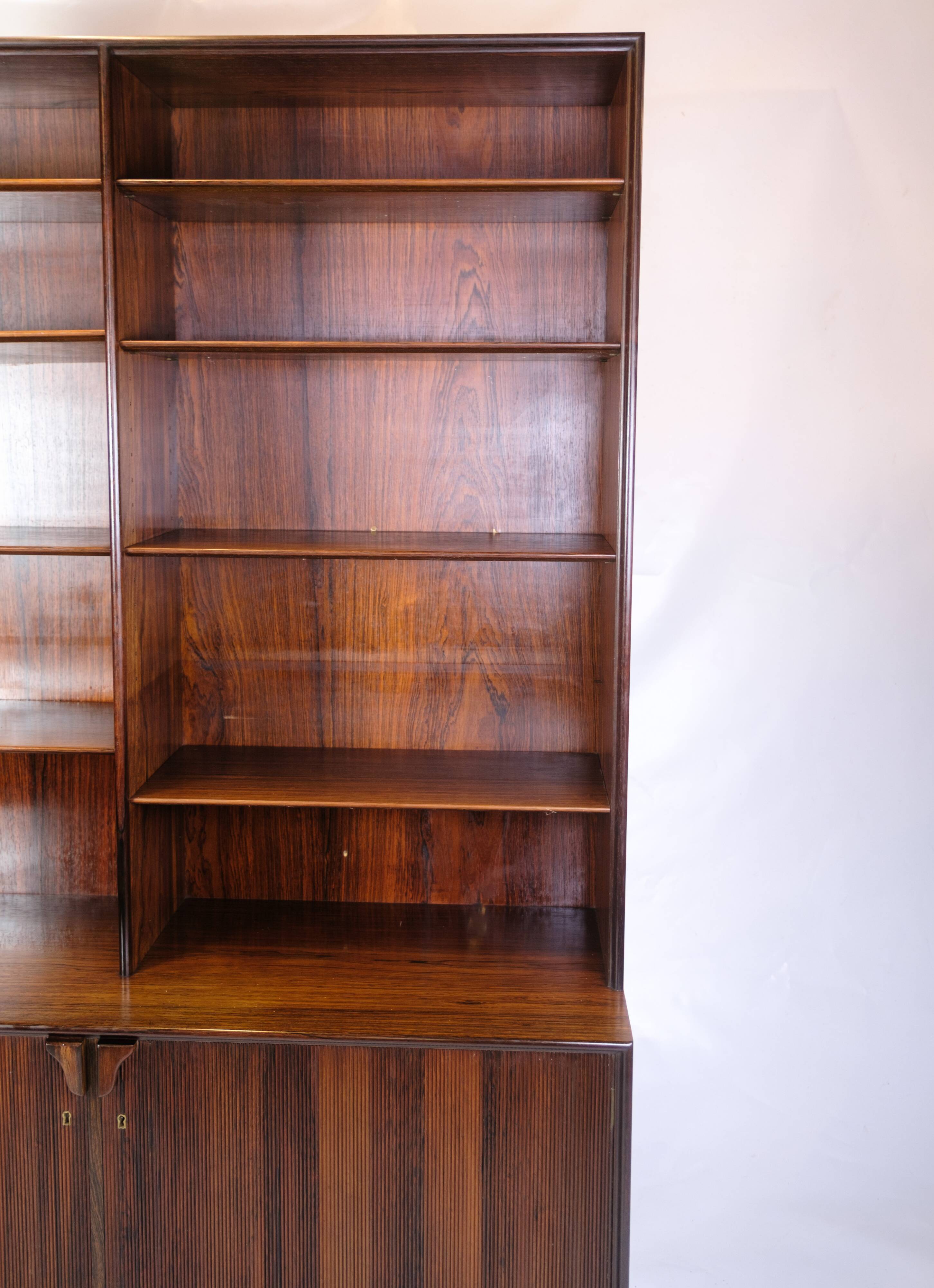 Bookcase Made In Rosewood By Frode Holm From 1960s