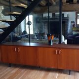 Scandinavian teck veneer sideboard