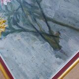 Oil painting signed 60'S, bouquet of flowers