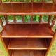 Bamboo wicker bookshelf