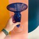 Superb vintage cobalt blue Murano candlestick