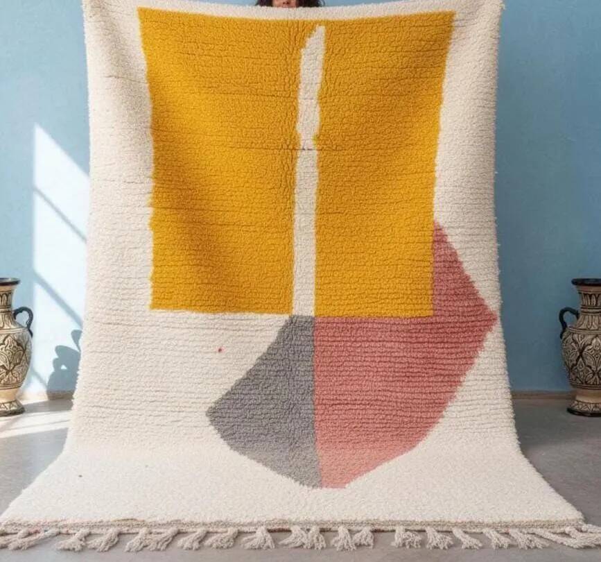 Handmade Moroccan rug 3x2 m