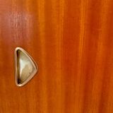 Vintage shoe cabinet with compass feet