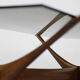 Mid-century scandinavian walnut condor coffee table by fredrik schriever-abeln for örebro glass, 196