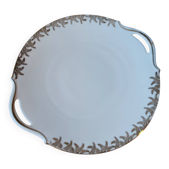 Large Limoges Art Porcelain Platter, France