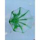 Green glass vase