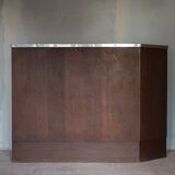 Vintage wooden bar counter