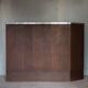 Vintage wooden bar counter