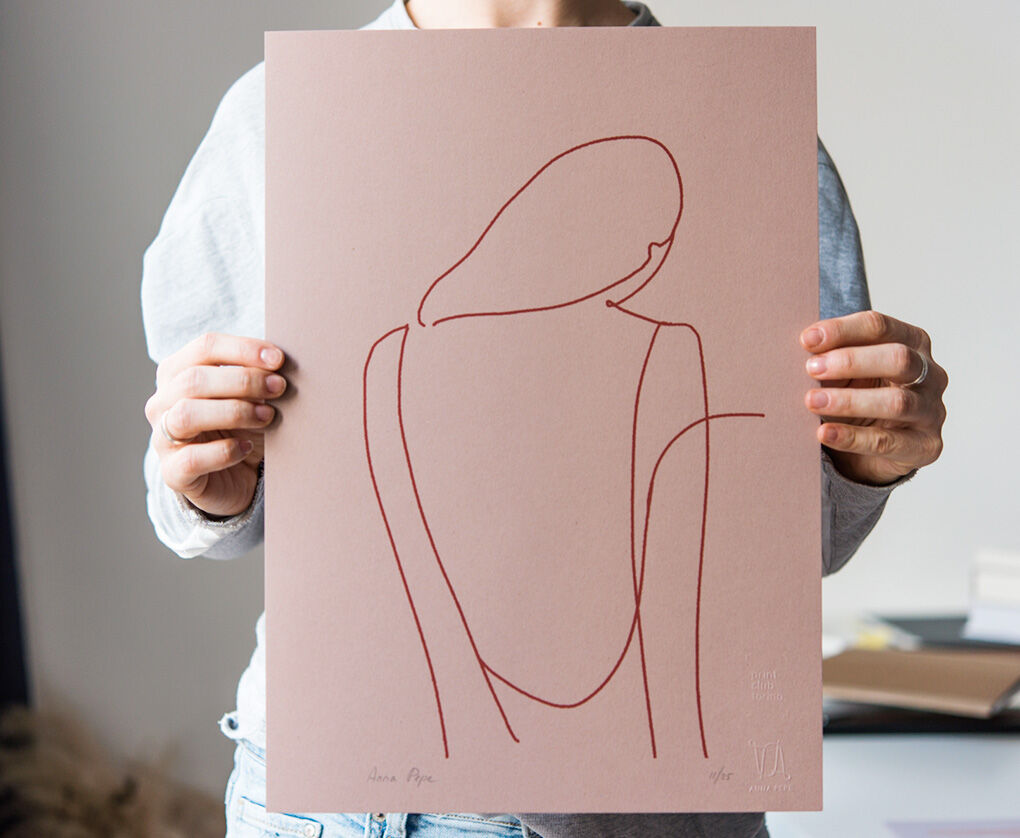 Sérigraphie en édition limitée, A3