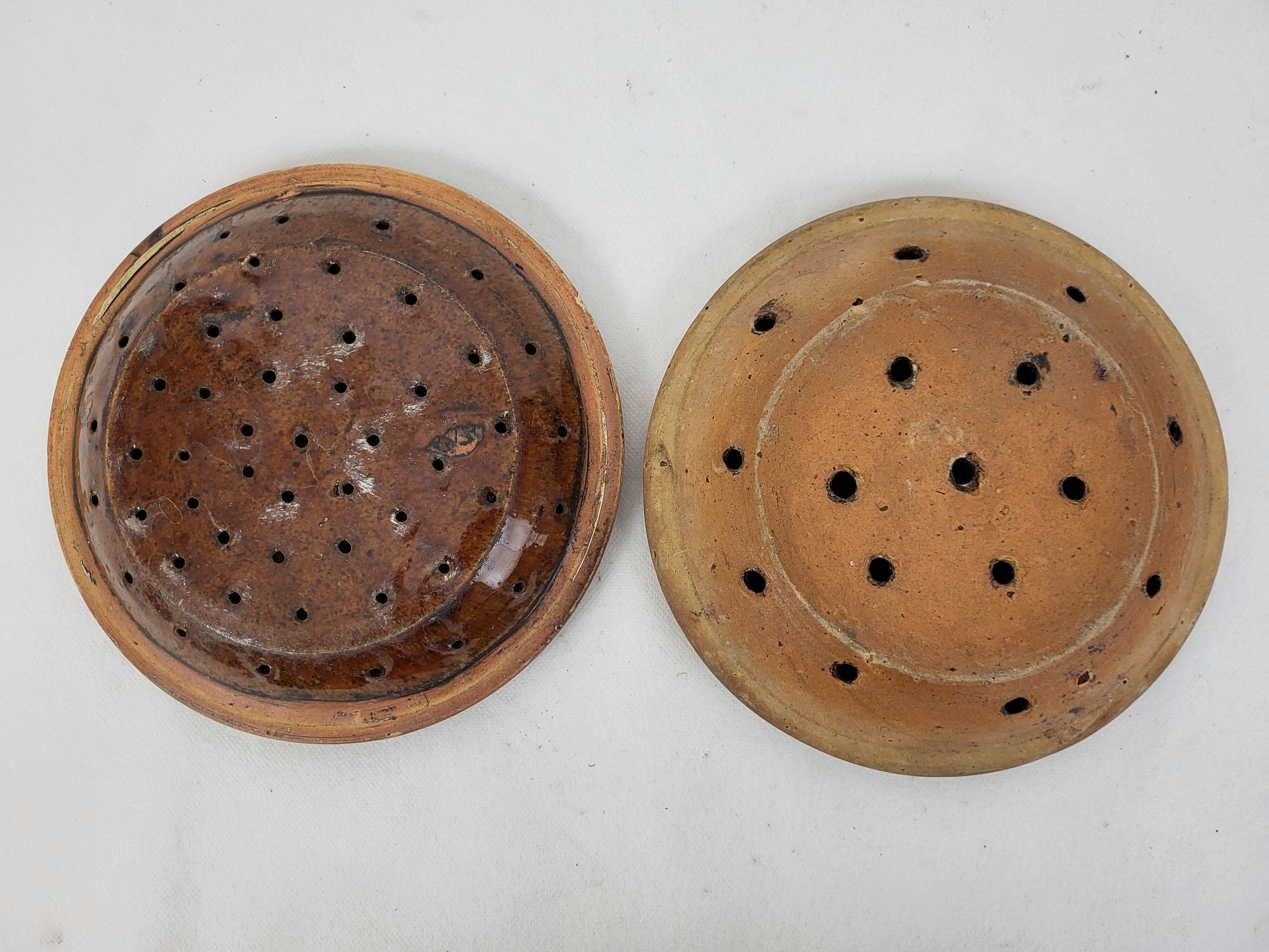 2 19th century Puisaye sandstone drainers