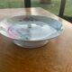 Porcelain compotier motifs of roses art deco signed HB France