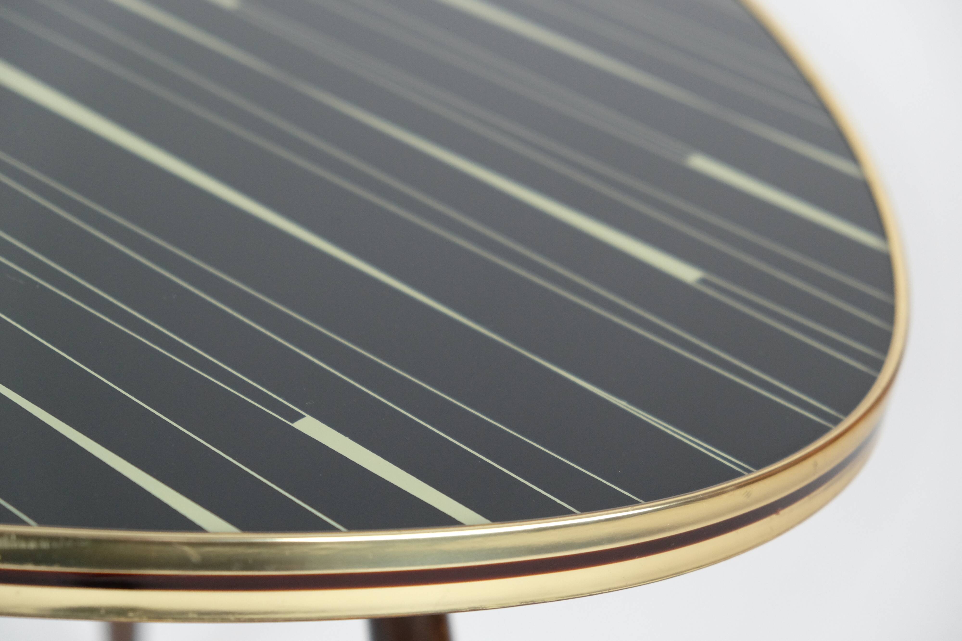 Vintage coffee table 50er glas midcentury