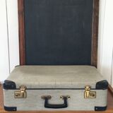 Suitcase black and beige year 50