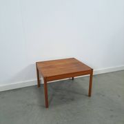 Vierkante Deense teak salontafel Magnus Olesen met ronde poten, nr.2