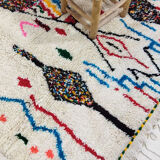 Handmade moroccan berber carpet 257 x 160 cm