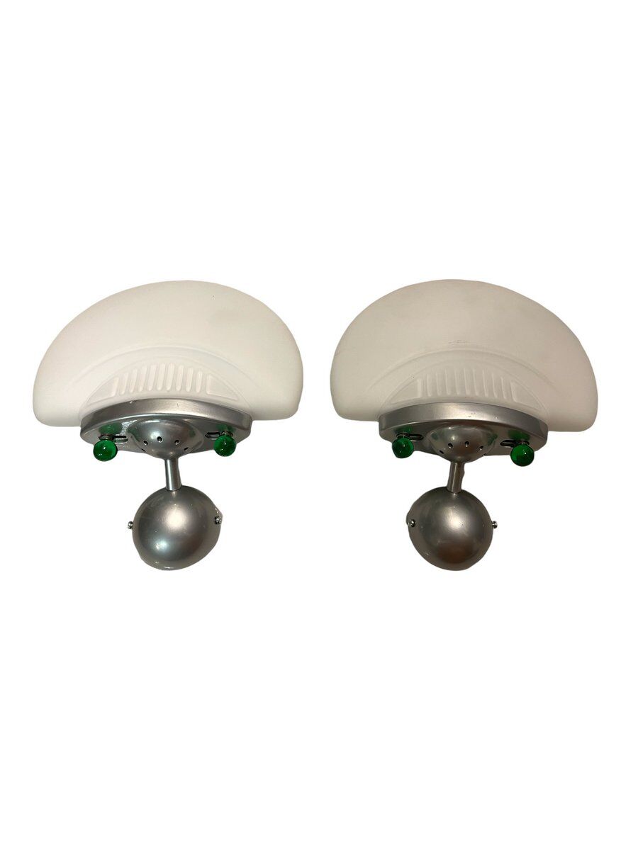 Pair of Italian Murano glass sconces