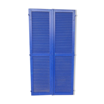 Volets persiennes en bois 2 battants L 56 H 220