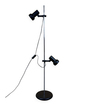 1960s 1970s Floor Lamp in Metal Space Age Design Mid Century