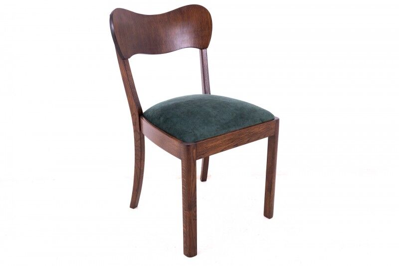 Set of Art Deco chairs, Poland, 1930s.