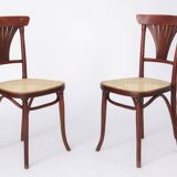 Pair Thonet chairs #221 around 1900, vintage, antique