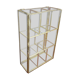 Small brass and glass display case.