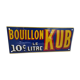 Plaque émaillée "bouillon kub "