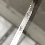 Joker coffee table in chrome and glass in mid-century Space Age style by Olivier Mourgue for Airborne, 1960s.