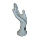 Hand baguier white ceramic soliflore with decorations