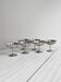 6 stainless steel footed bowls, Letang Remy style