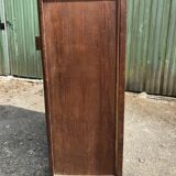 Vintage Parisian pine cabinet.
