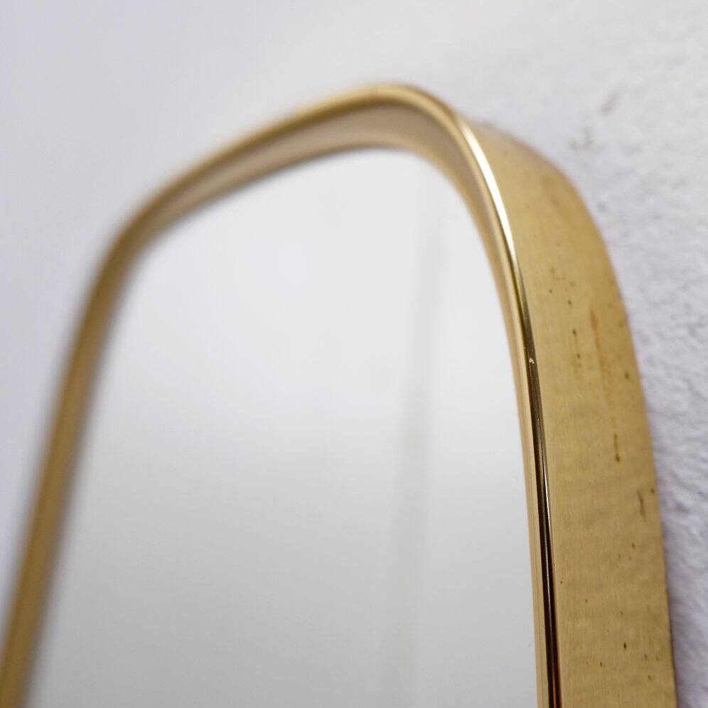 Mid-century wall mirror "rearview" - 1960s