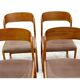 Set of 4 sleds chairs Baumann, 1960