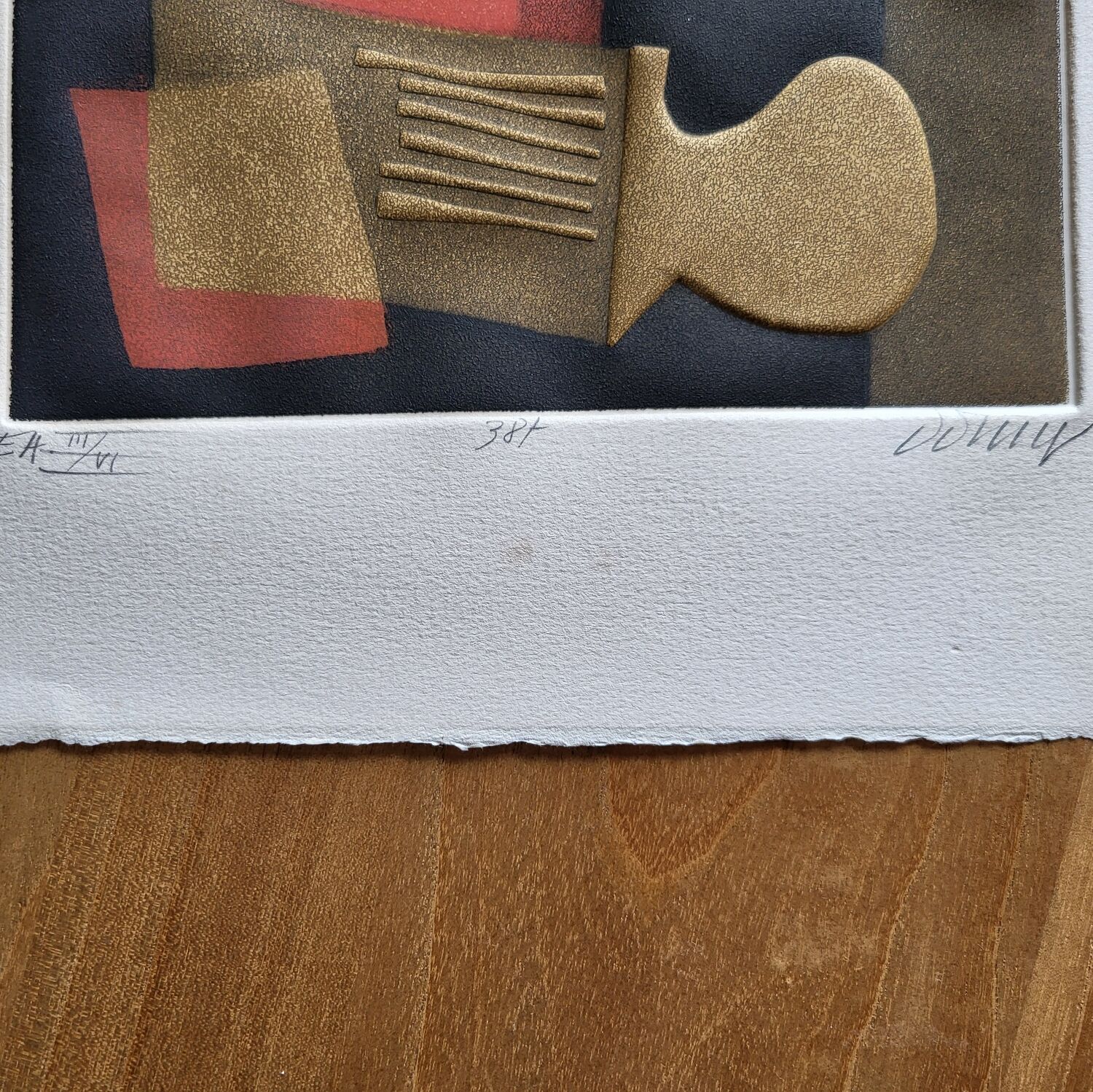 Artist's proof Bertrand Dorny, signed and numbered.