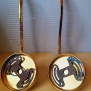 Pair of Leaf Wall Sconces in Murano Glass, Gaetano Sciolari for Venini