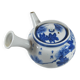 small Chinese or Japanese blue and white porcelain teapot early 20th century